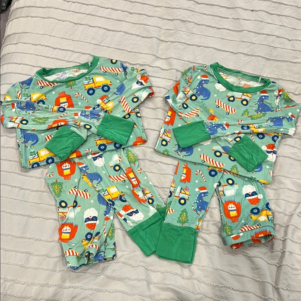 Kids Christmas Pajamas with Fun Prints - Picture 1 of 1